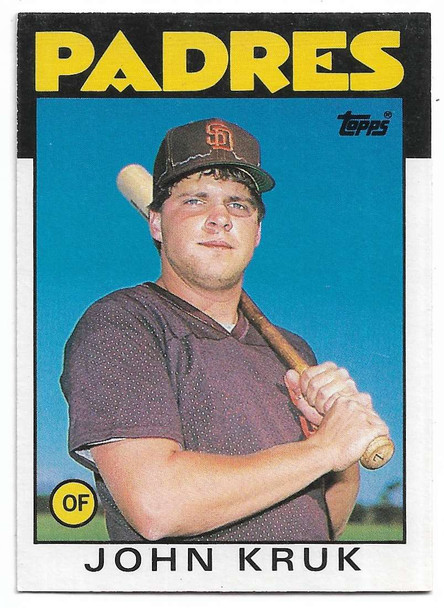 John Kruk 1986 Topps Traded Rookie Card 56T