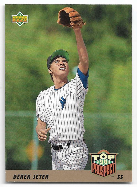 Derek Jeter 1993 Upper Deck Rookie Card 449