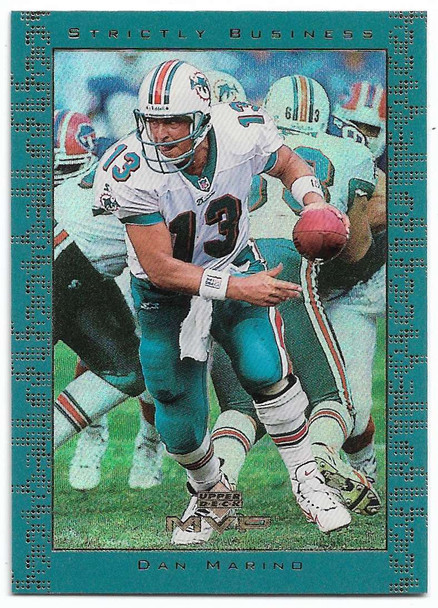 Dan Marino 2005 Upper Deck Legends Strictly Business Card SB7