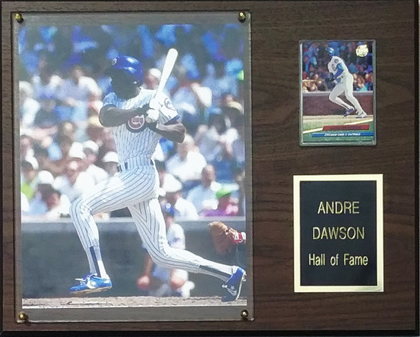 Andre Dawson Chicago Cubs 12x15 Player Plaque