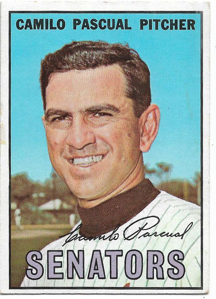 Camilo Pascual 1967 Topps Card 71
