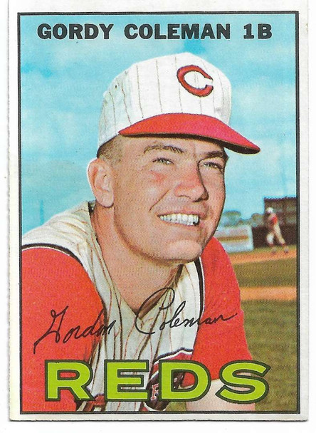 Gordy Coleman 1967 Topps Card 661 B