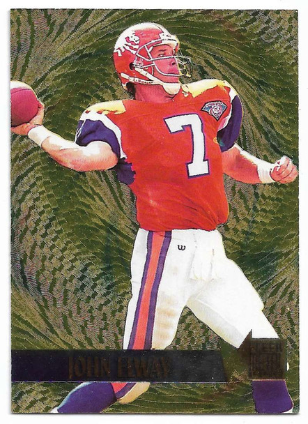 John Elway 1995 Fleer Metal Gold Blaster Card 5