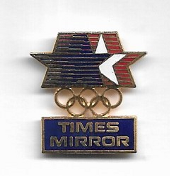 Times Mirror Olympic Pin