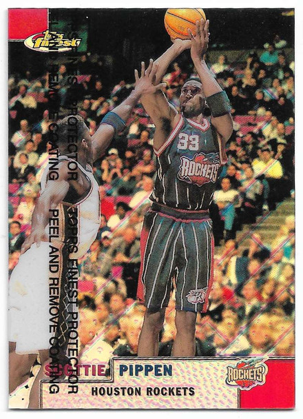 Scottie Pippen 1999-00 Finest Refractor Card 62