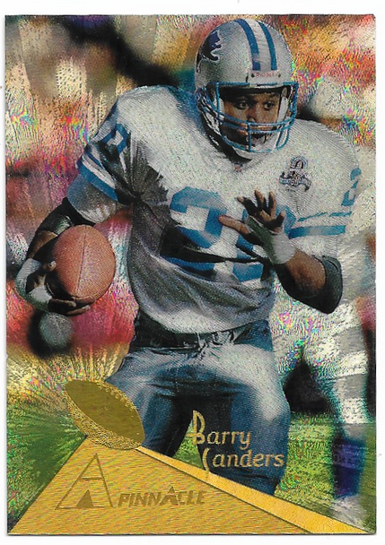 Barry Sanders 1994 Pinnacle Trophy Collection Card 3