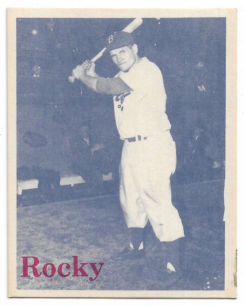 Rocky Bridges 1974 TCMA 1952 Brooklyn Dodgers Card