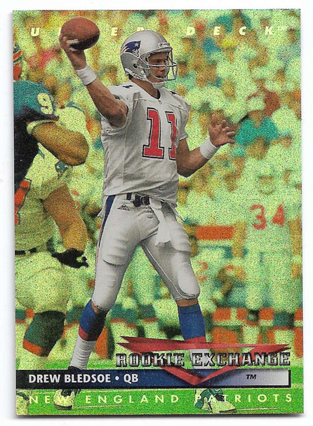 Drew Bledsoe 1993 Upper Deck Rookie Exchange Card RE2