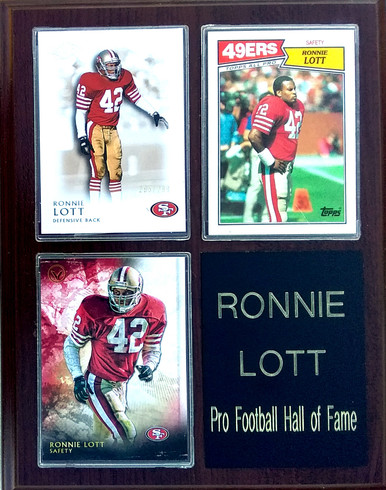 Tom Rathman San Francisco 49ers 3-Card Plaque