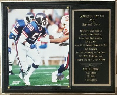 Michael Strahan New York Giants 12x15 Stats Plaque