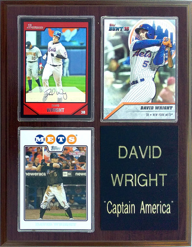 David Wright New York Mets 8'' x 10'' Plaque