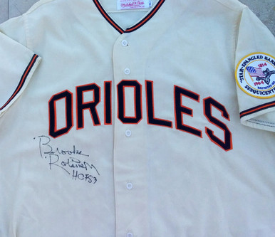 BALTIMORE ORIOLES- BROOKS ROBINSON SIGNED MITCHELL