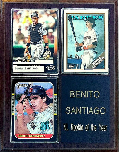 Benito Santiago San Diego Padres 12x15 Player Plaque - 2 PHOTO OPTIONS!