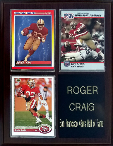 Jerry Rice San Francisco 49ers 3-Card 7x9 Plaque