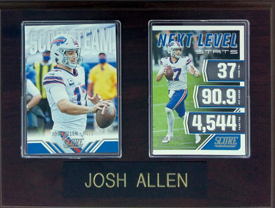 Josh Allen Buffalo Bills 12x15 Player Plaque