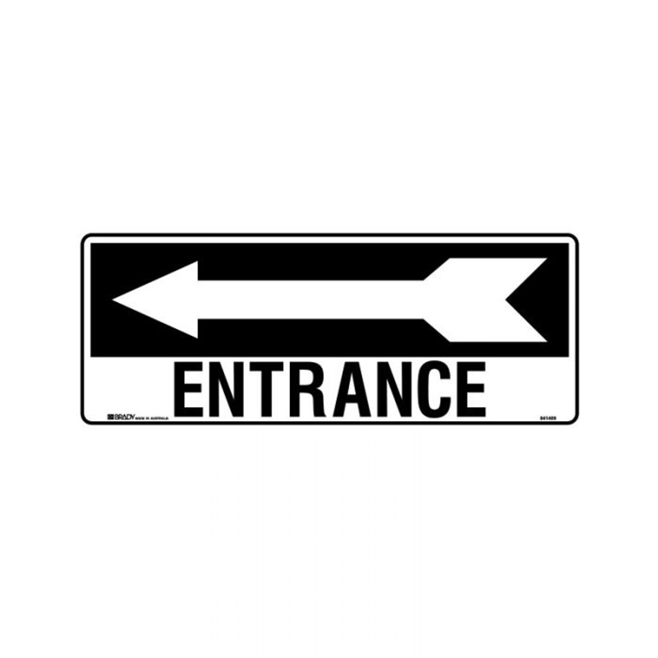 Entrance Left Arrow Directional Signs Express Safety