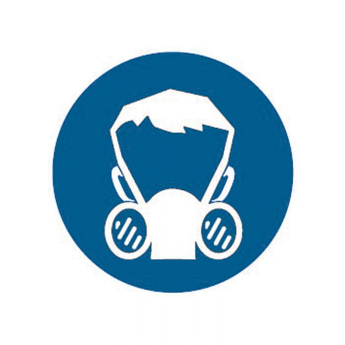 Half Mask Rpe Sign Half Face Mask Respirator Must Be Worn - Mandatory Signs - Express Safety