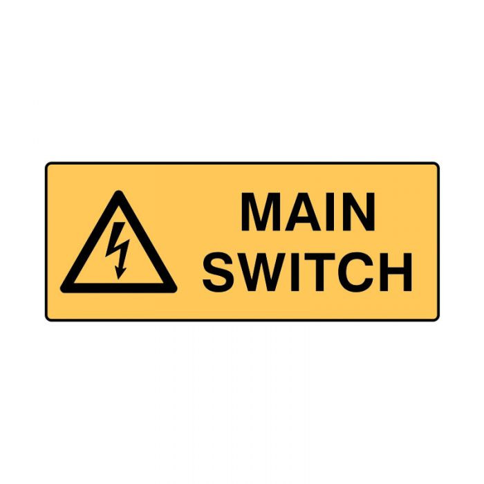 Main Switch - Caution Signs - Express Safety