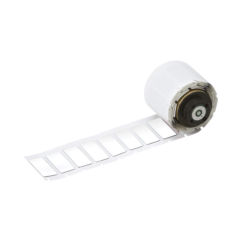 M7/M71EP-2-7593-WT 27 x 12.5mm - White Engraving Replacement Labels