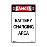 Battery Charging Area - Danger Signs