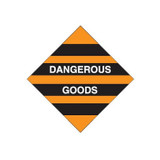 Dangerous Goods White - Dangerous Goods Sign