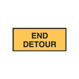End Detour - Road Signs