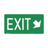 Exit Right Down Arrow - Exit Signs