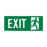 Exit With Running Man - Floor Signs