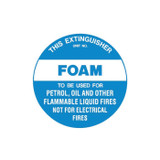Foam - Fire Equip Signs