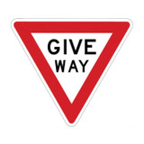 Give Way Sign - Road Signs - Part No.RTA-R1-2-A-750 833936