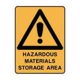 Hazardous Materials Area Authorised Personnel Only - Danger Signs