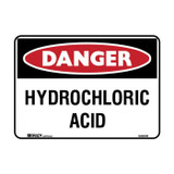 Hydrochloric Acid - Danger Signs
