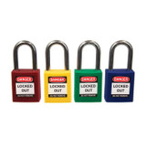 Blue Safety Padlock Stainless Steel