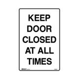Keep Door Closed At All Times - Door Signs