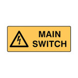 Main Switch - Caution Signs