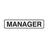 Manager - Door Signs - Part No. 841550
