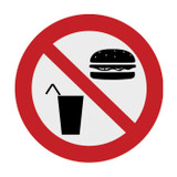 No Food Or Drink Picto - Prohibition Signs - Part No.