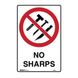 No Sharps Industrial - Prohibition Signs
