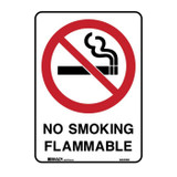 No Smoking Flammable - Prohibition Signs