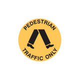 Pedestrian Traffic Only - Floor Signs - Part No. 842096