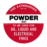 Powder BE - Fire Equip Signs