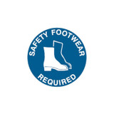 Safety Footwear Required - Floor Signs - Part No. 842101