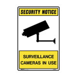 Surveillance Cameras In Use - Security Signs