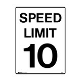 10 Km Speed Limit - Road Signs - Part No. 832057