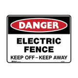 Electric Fence Keep Off Keep Away - Danger Signs