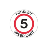 Forklift Speed Limit 5Km Hr - Floor Signs - Part No. 843476