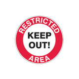 Restricted Area KEEP OUT - Floor Signs - Floor Signs