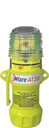 ub280b (at280b) eflare beacon steady on or flash green 150mm