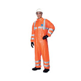 DuPont Tyvek 500HV High Visibilty collared coverall