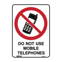 Do Not Use Mobile Telephone - Prohibition Signs
